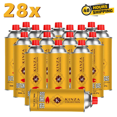 28x butane gas canisters - gas,