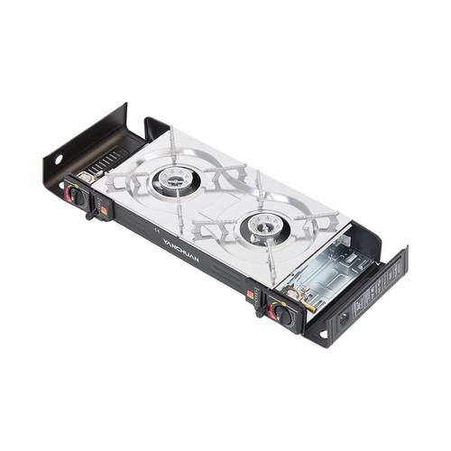 Camping double burner - burner, gas