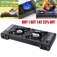 Double Dual Burner Gas Stove